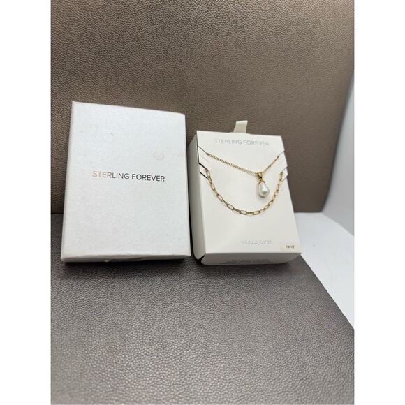 White Coin Pearl Pendant With Chain in Rhodium Over Sterling Silver 25.00 ctw - Picture 4 of 4